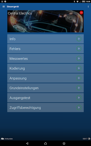 OBDeleven VAG Autodiagnose Screenshot