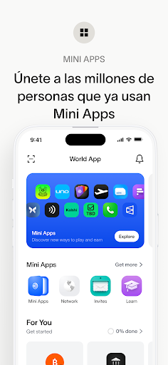 Captura de pantalla de World App - La red humana.