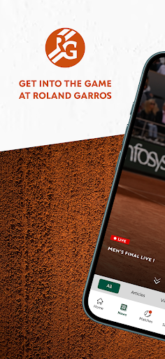 Roland-Garros Officiel Screenshot