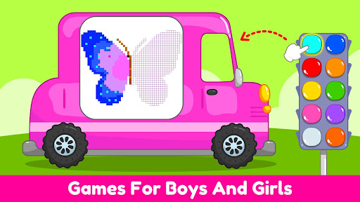 Captura de pantalla de Car games for kids & Toddlers