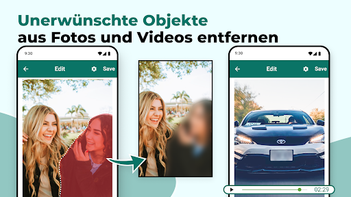 Unerwünschte Objekte entfernen Screenshot