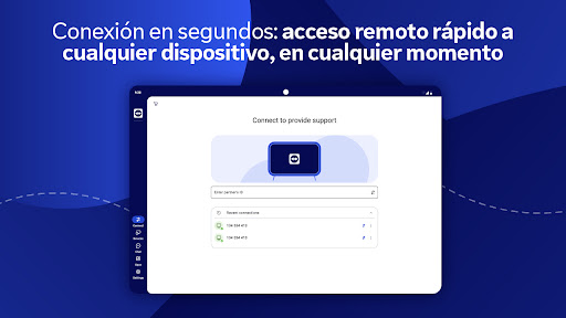 Captura de pantalla de TeamViewer Remote Control