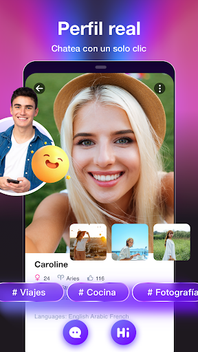 Captura de pantalla de LivU: Chat de vídeo en directo