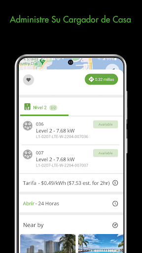 Captura de pantalla de Blink Charging Mobile App