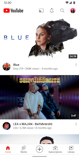 Captura de pantalla de YouTube
