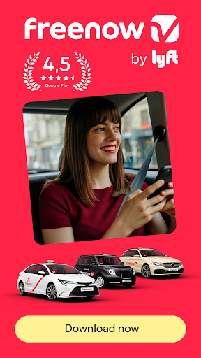 Freenow by Lyft - taxi & more screenshot
