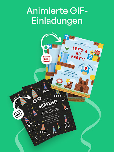 Einladungen Erstellen Screenshot