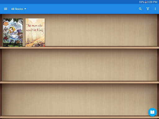 Captura de pantalla de Moon+ Reader
