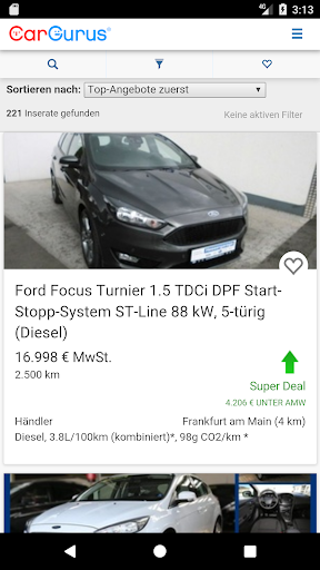 CarGurus Screenshot