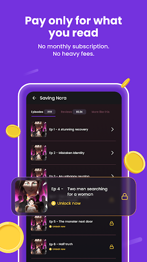 Captura de pantalla de Pocket Toons: Comics & Webtoon