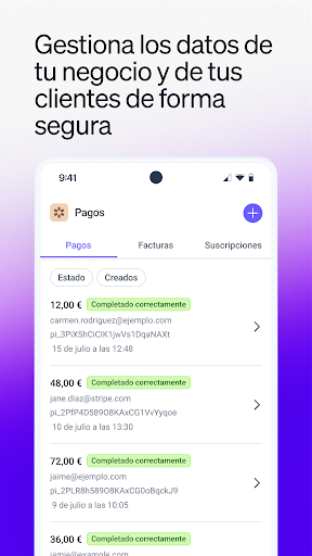 Captura de pantalla de Stripe Dashboard