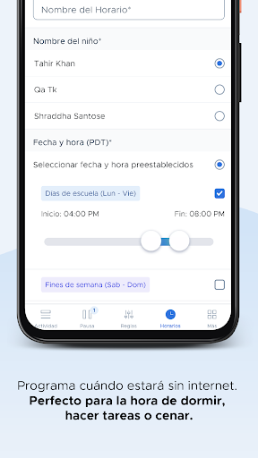 Captura de pantalla de Securly Home
