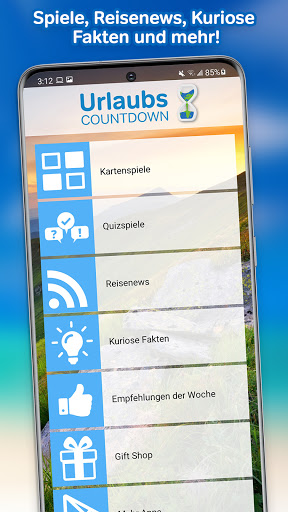 Urlaubs-Countdown Screenshot