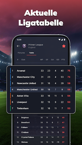 MatchLive: Fußball Live Screenshot