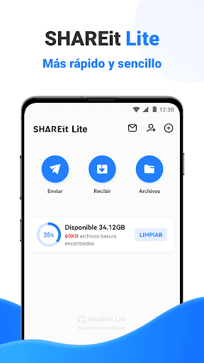 Captura de pantalla de SHAREit Lite - Comparta rápido