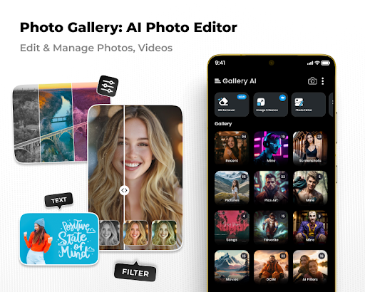 AI Photo Editor: Gallery Vault screenshot