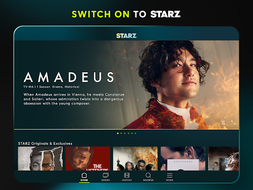 Captura de pantalla de STARZ