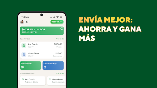 Captura de pantalla de BOSS Money: Envía Dinero