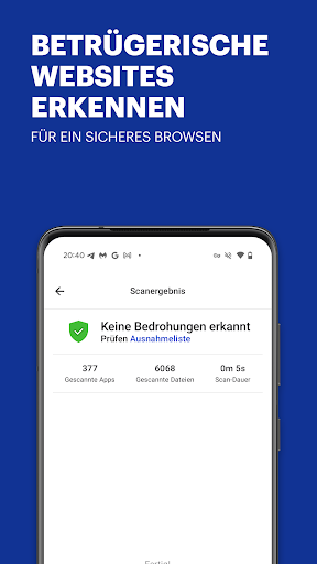 Malwarebytes Mobile Sicherheit Screenshot
