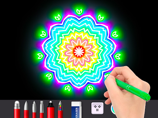 Captura de pantalla de Doodle Master - Glow Art