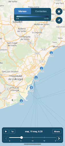 Captura de pantalla de Mareas cercanas