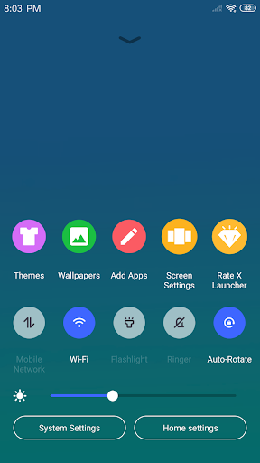 Captura de pantalla de X Launcher Pro