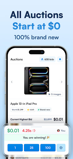 DealDash - Bid & Save Auctions screenshot