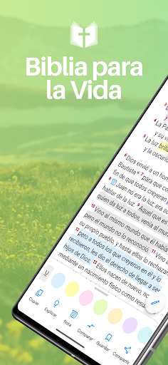 Captura de pantalla de Biblia para la Vida