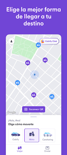 Captura de pantalla de Cabify – Coches, taxis y más