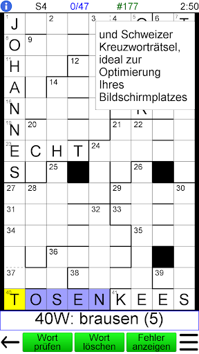 Deutsches Kreuzworträtsel Screenshot