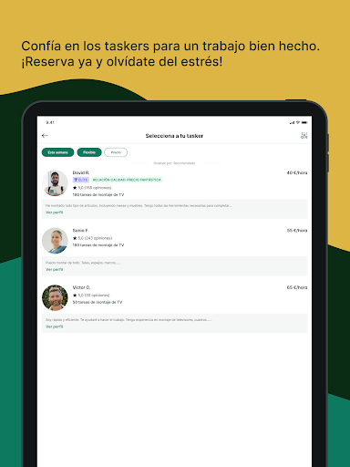 Captura de pantalla de Taskrabbit