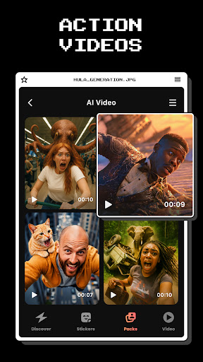 Hula - AI Video Generator screenshot