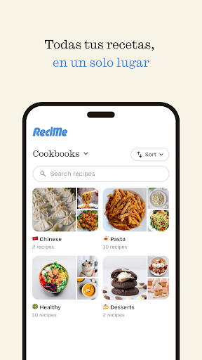 Captura de pantalla de ReciMe: Recetas y Planificador
