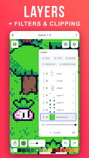 Captura de pantalla de Pixilart - Make Pixel Art