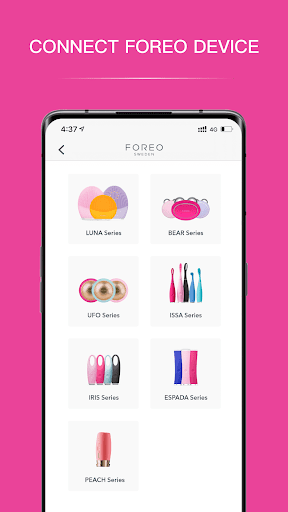 Captura de pantalla de FOREO For You