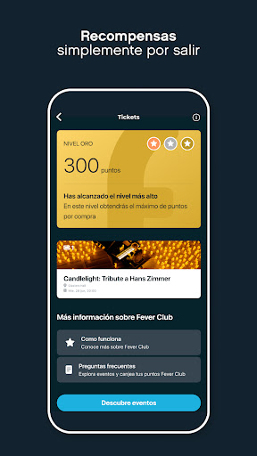 Captura de pantalla de Fever: Eventos & Boletos