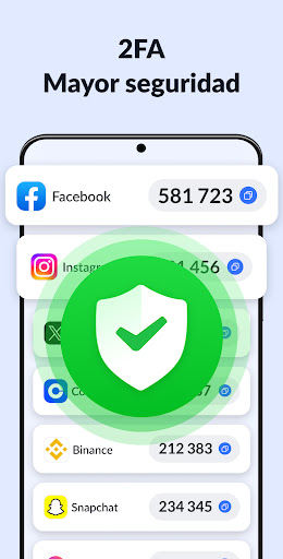 Captura de pantalla de App Autenticador - SafeAuth