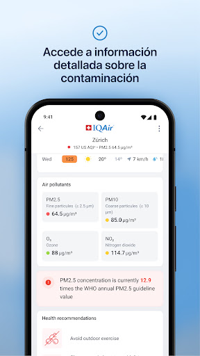 Captura de pantalla de IQAir AirVisual | Calidad Aire