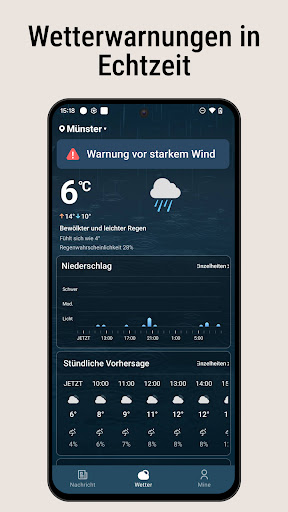 Lokales Wetter & Nachrichten Screenshot