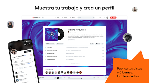 Captura de pantalla de BandLab: Estudio musical