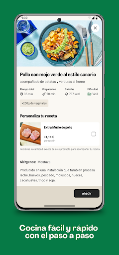 Captura de pantalla de HelloFresh: Kits de recetas