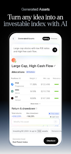 Captura de pantalla de Public – Stocks and Options