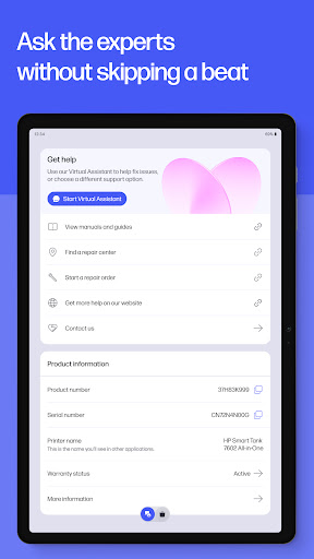 HP screenshot