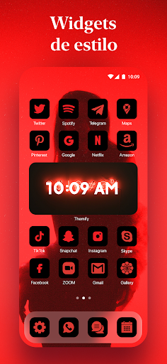 Captura de pantalla de Themify・Iconos, Temas, Widgets