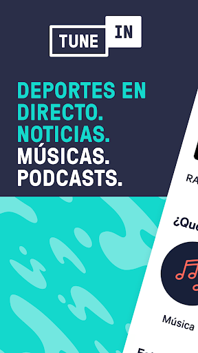 Captura de pantalla de TuneIn Radio Pro