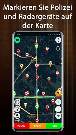 Polizei Detektor Blitzer Radar Screenshot
