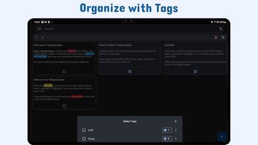 Nano Teleprompter Screenshot