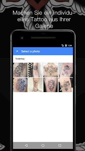 Foto Tattoo Simulator Screenshot
