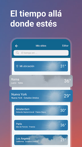 Captura de pantalla de Tiempo & Radar