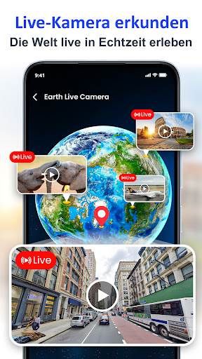 GPS-Satelliten-Live-Erdkarte Screenshot